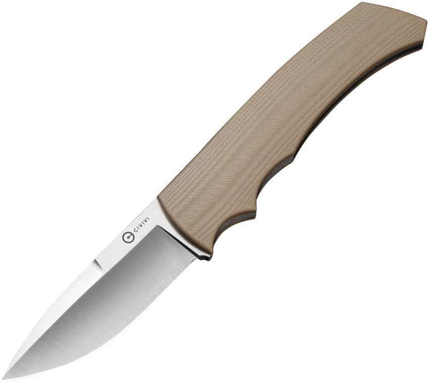 Civivi M2 Backup Fixed Blade Tan G10 Satin D2 Knives.mx