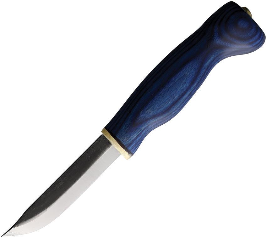 Wood Jewel Fixed Blade Blue Plywood Knives.mx