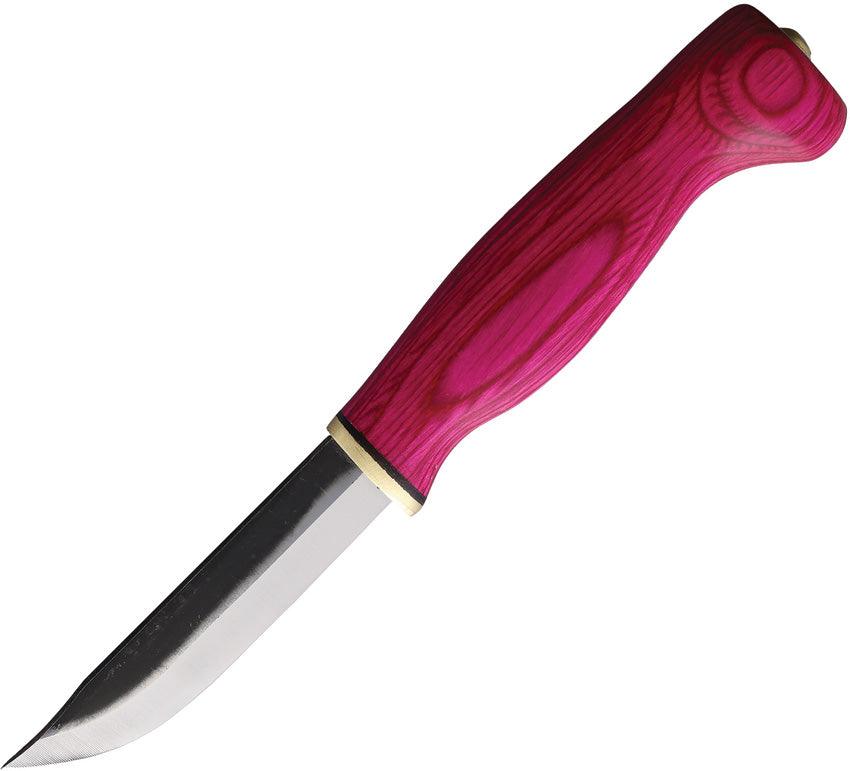Wood Jewel Fixed Blade Pink Plywood Knives.mx