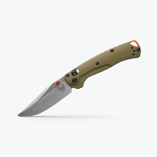 Benchmade Mini Taggedout® | OD Green G10 Stonewash Polish CPM-S45VN