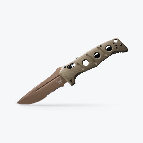 Benchmade Auto Adamas® | OD Green G10 | Drop-point Flat Earth Cerakote CPM-Cru-Wear