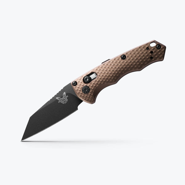 Benchmade Auto Immunity™ | Flat Dark Earth Aluminum | Wharncliffe Cobalt Black Cerakote CPM-M4