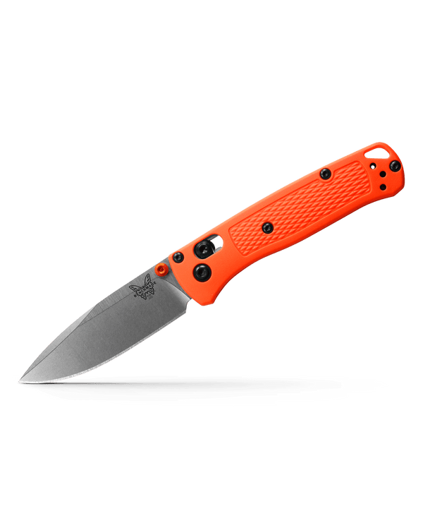 Benchmade Mini Bugout® | Orange Grivory® Stonewash CPM-S30V