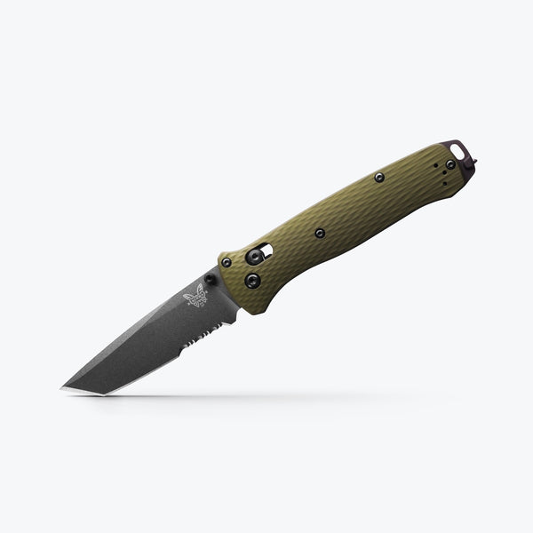 Benchmade Bailout® | Woodland Green Aluminum Tungsten Gray Cerakote CPM-M4