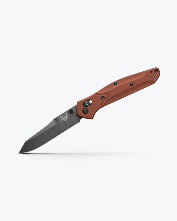 Benchmade Osborne | Burnt Copper Aluminum Black DLC Battlewash CPM-MagnaCut
