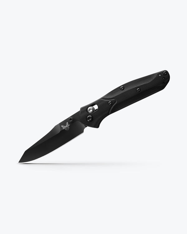 Benchmade 945 Mini Osborne | Black & Blue G10 Black Cerakote CPM-S30V