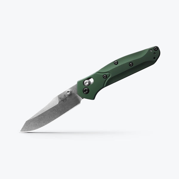 Benchmade 945 Mini Osborne | Green Aluminum Satin CPM-S30V