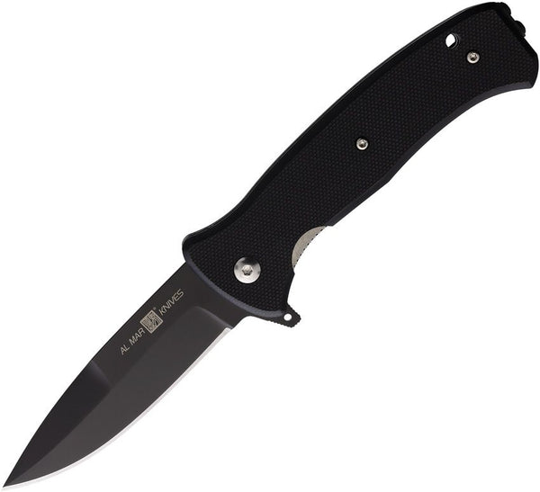 Al Mar SERE 3 Linerlock Blackout G10 TiNi Coated Spear Point S35VN