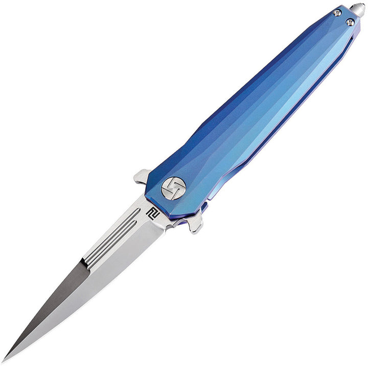 Hornet Framelock Blue S35VN_0