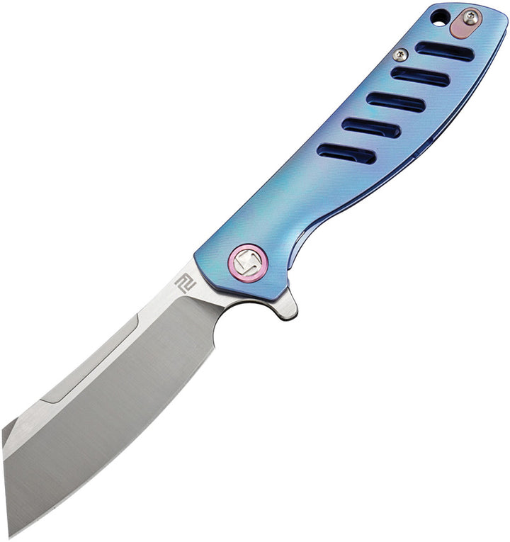 Tomahawk Framelock Blue M390_0