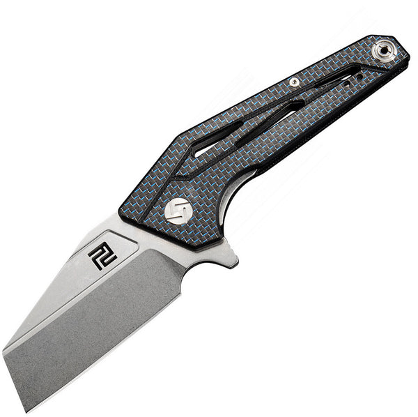 Ravine Linerlock D2 Blue CF_0