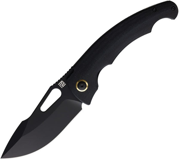 Artisan Xcellerator Linerlock Blackout Micarta Oxide Coated AR-RPM9