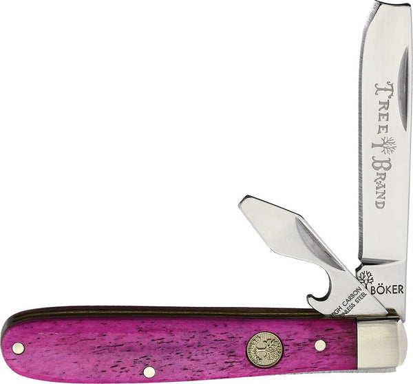 Boker Razor Jack Purple Smooth Bone Mirror stainless Razor Blade