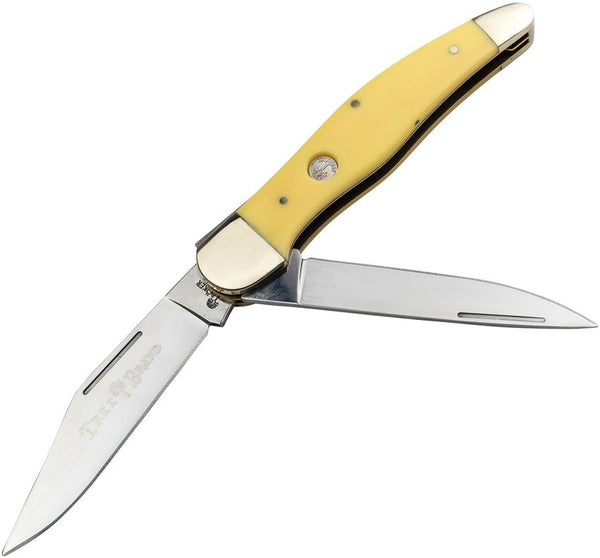 Boker Folding Hunter Yellow Delrin Satin D2