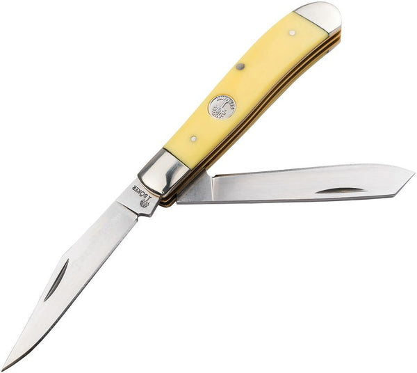 Boker Mini Trapper Yellow Delrin