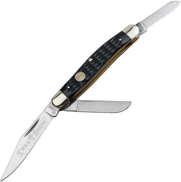 Boker Lg Stockman Jig Black Bone