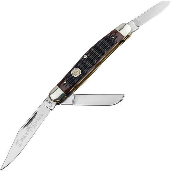 Boker Lg Stockman Jig Brown Bone