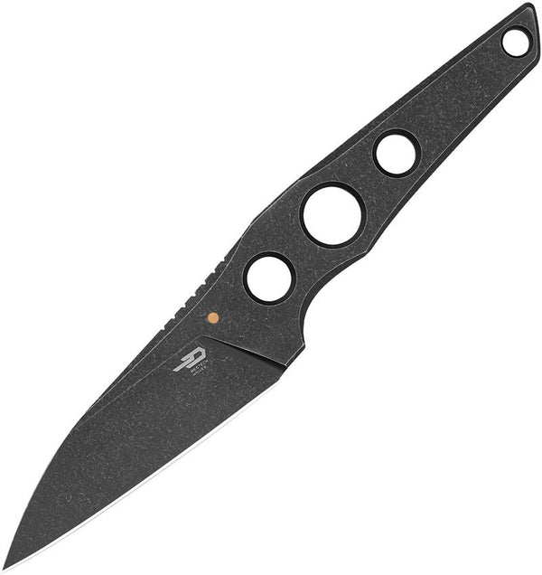 Bestech Knives VK-Core Fixed Blade Black Stonewash 14C28N Sandvik