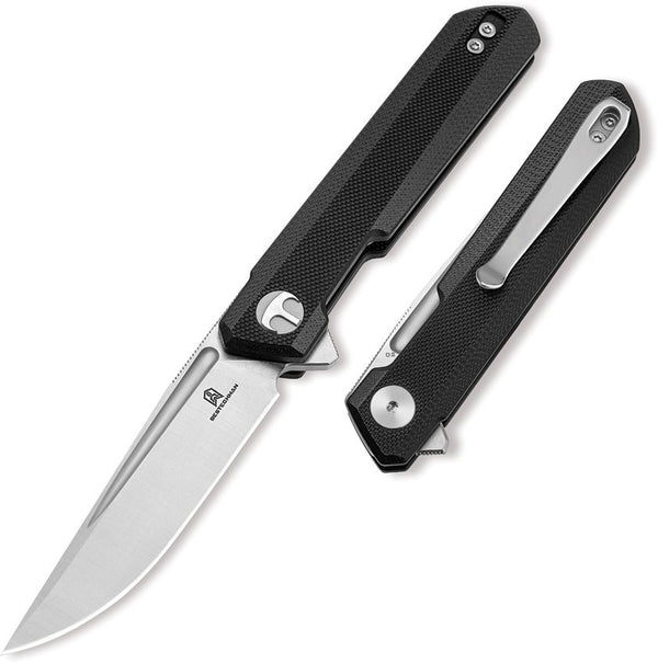 Bestech Knives Bestechman Mini Dundee Liner Black G10 Two Tone D2