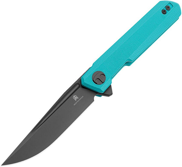 Bestech Knives Bestechman Mini Dundee Teal G10 Black PVD Coated D2