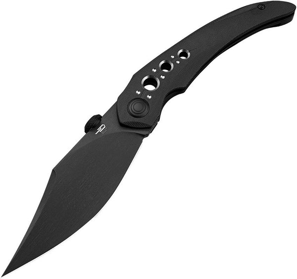 Bestech Knives Razon Framelock Blackout Titanium Stonewash MagnaCut