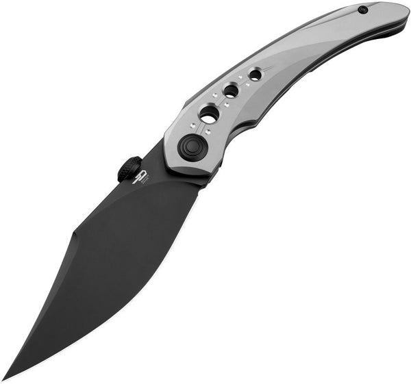 Bestech Knives Razon Framelock Gray Titanium Black Stonewash MagnaCut