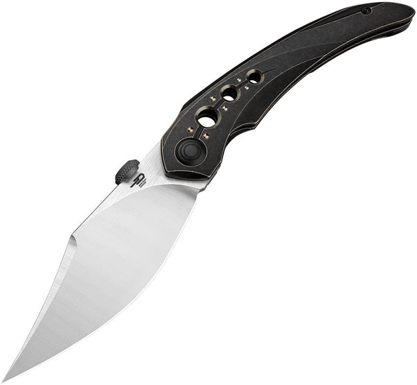 Bestech Knives Razon Framelock Black Titanium Satin MagnaCut