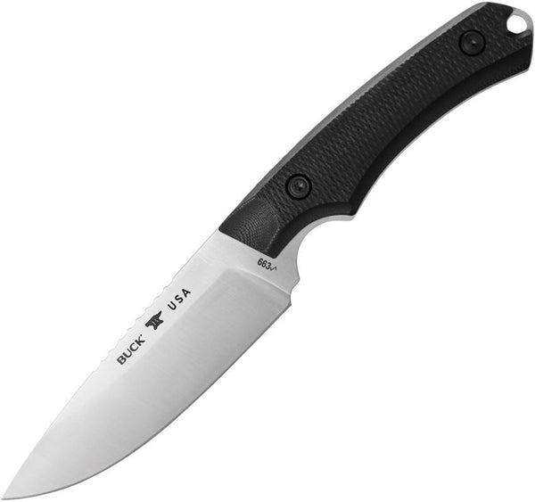 Buck Alpha Guide Elite Black G10 Satin Drop Point MagnaCut
