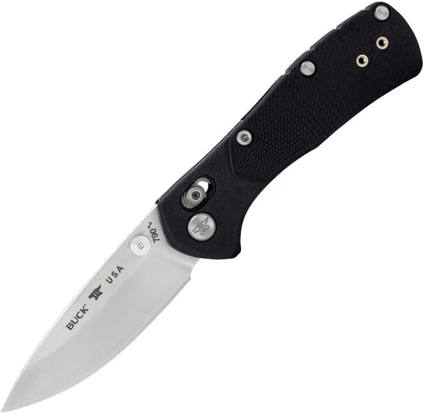Buck Mini Range Pro Crossbar Black GFN Satin Drop Point 154CM