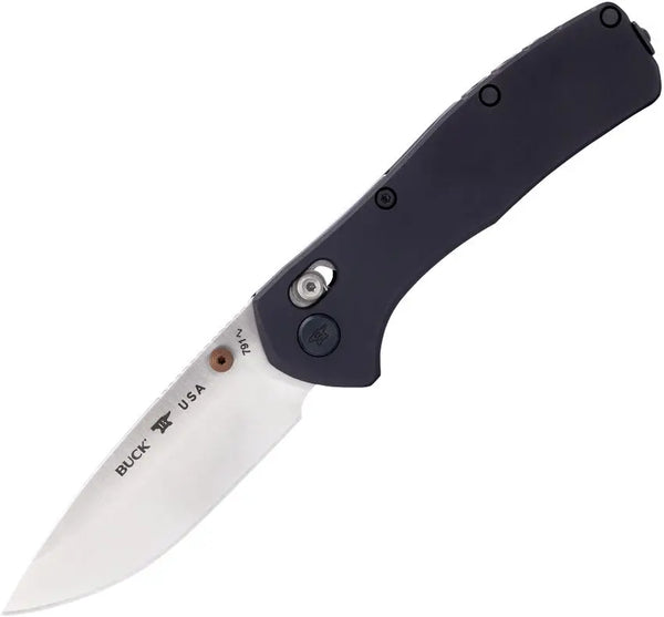 Buck Range Elite Black Anodized Aluminum Satin Drop Point MagnaCut