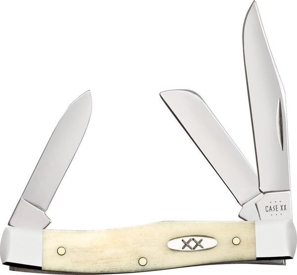 Case Cutlery Medium Stockman Nat Bone