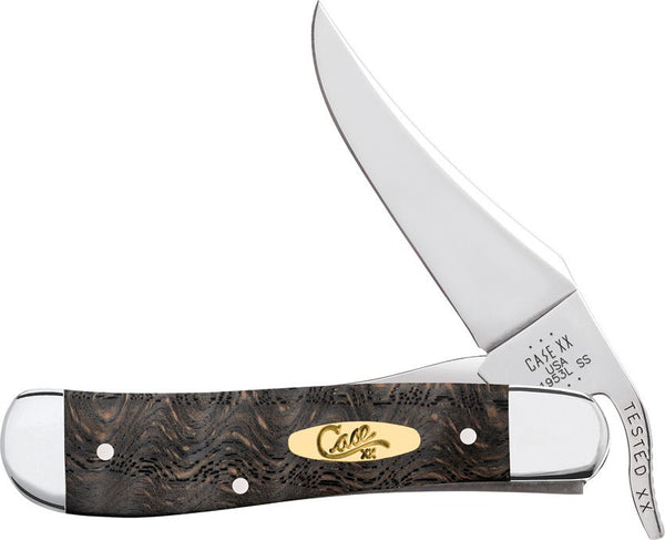 Case Cutlery RussLock Black Curly Oak