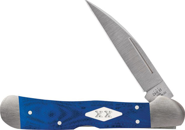 Case Cutlery Copperlock Blue G10