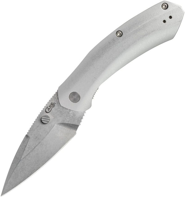 Case Cutlery Westline Linerlock Silver Aluminum Stonewash S35VN