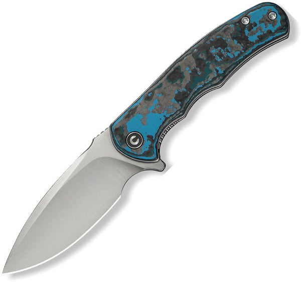 Civivi Mini Praxis Linerlock Arctic Storm Fat Carbon Fiber Satin CPM S35VN