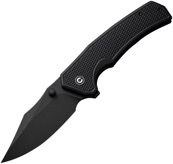 Civivi Vexillum Linerlock Blackout G10 Stonewashed Clip Point Nitro-V