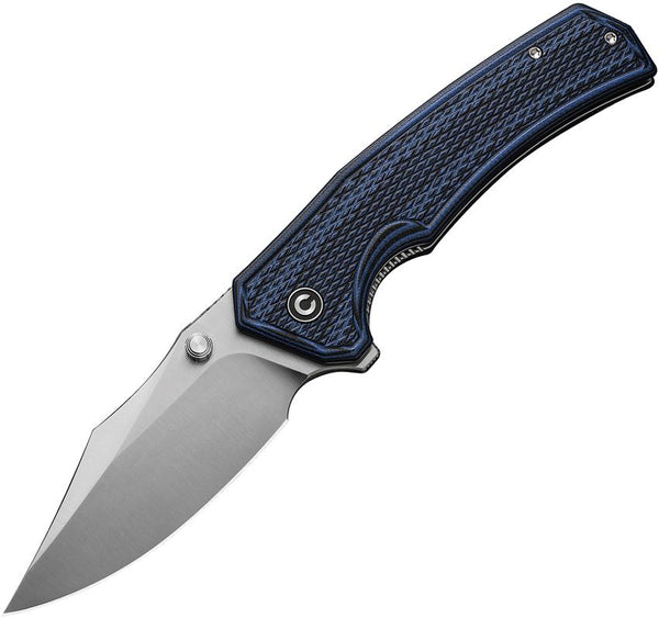 Civivi Vexillum Linerlock Blue/Black G10 Satin Clip Point Nitro-V