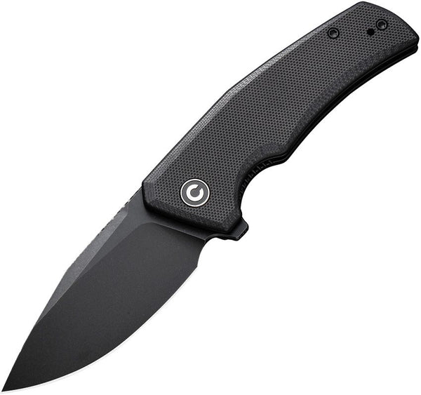 Civivi Regulatron Liner Lock Blackout G10 Stonewashed Drop Point Nitro-V