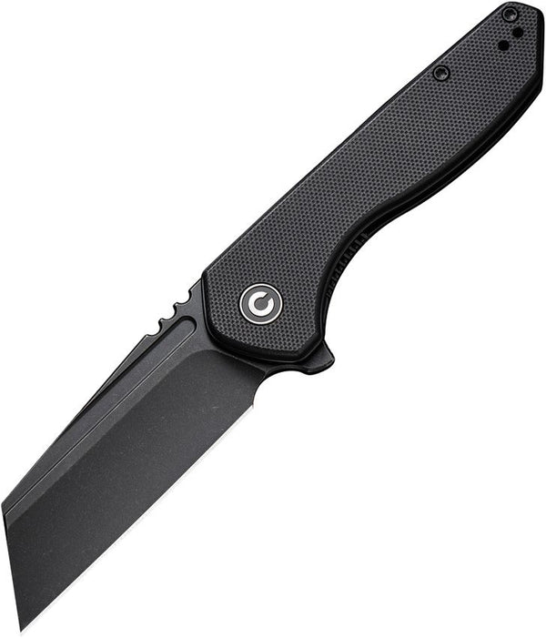 Civivi ExOne Liner Lock Blackout G10 Stonewashed Reverse Tanto Nitro-V