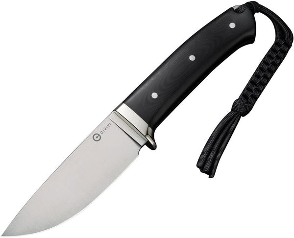 Civivi Cloud Peak Black G10 Satin Drop Point Nitro-V