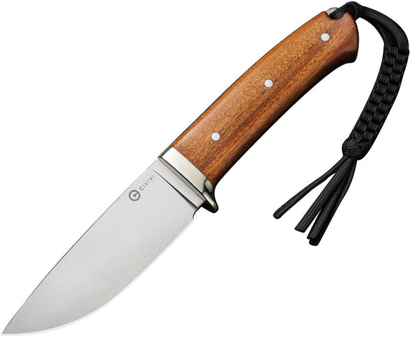 Civivi Cloud Peak Guibourtia Wood Satin Drop Point Nitro-V