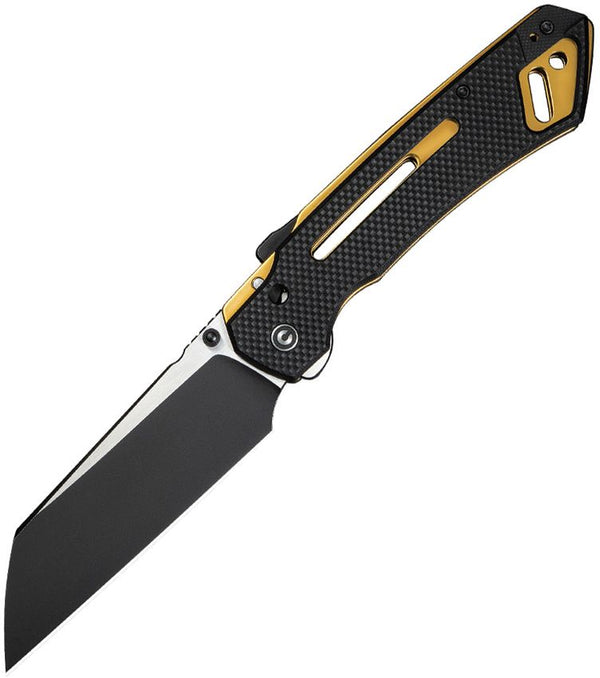 Civivi Buster FG Superlock Black Coarse G10 Satin & Black Stonewashed Sheepsfoot Nitro-V