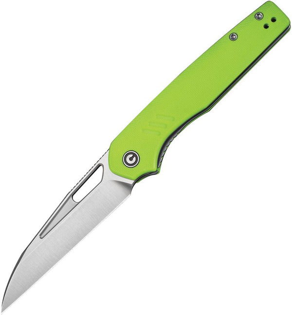 Civivi Guile Liner Lock Fluorescent Green G10 Satin Wharncliffe 14C28N