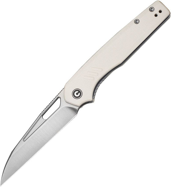 Civivi Guile Liner Lock Ivory G10 Satin Wharncliffe 14C28N
