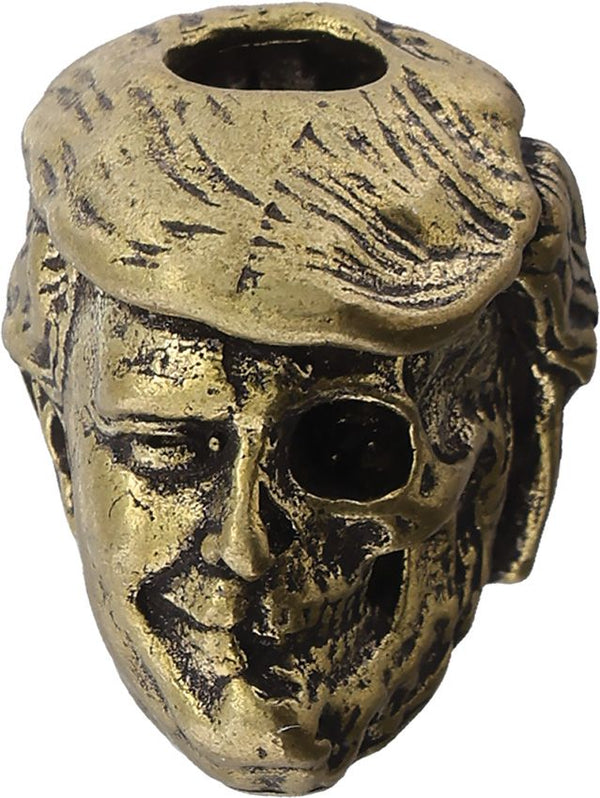 Coeburn Tool Trump Head/Skull Brass Bead