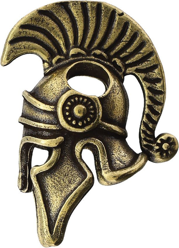 Coeburn Tool Brass Spartan Helmet Bead