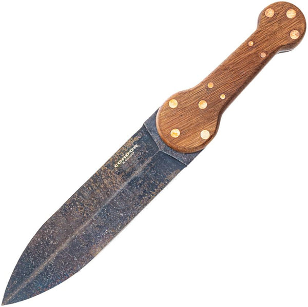 Condor Trade Dag Fixed Blade Walnut Natural Finish Double Edge 1095HC