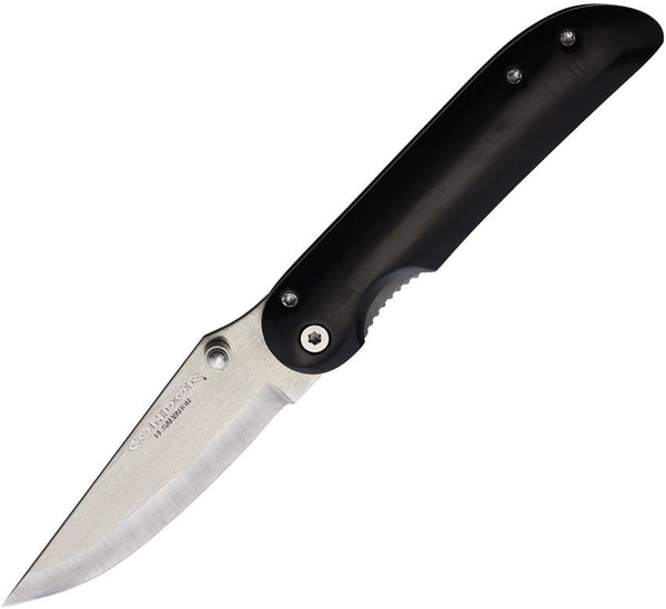 Condor Wendigo Framelock Black Paper Micarta Satin 1095HC