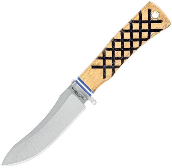 Condor Woodspirit Tracker Burnt American Hickory Blasted Satin Scandi 14C28N Sandvik