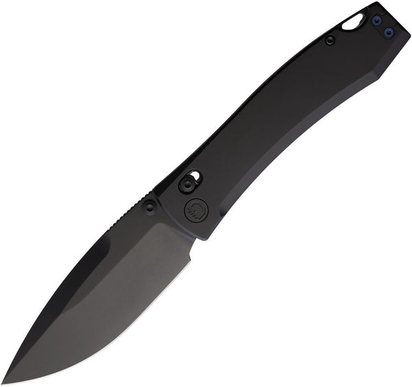 Daggerr Knives Nightmare Crossbar Lock Blackout Titanium MagnaCut